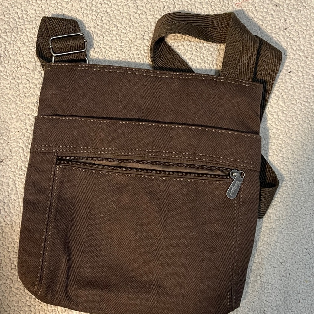 Thirty-One Brown Hobo Crossbody Purse